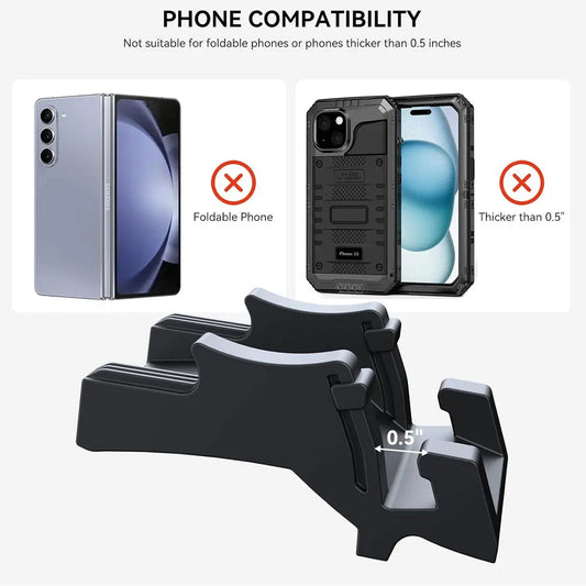 Silicone Phone Mount For Tesla