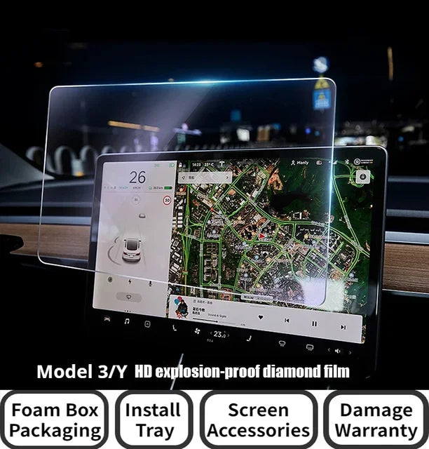 Car Navigation Screen Protector -For Tesla Model 3 Y
