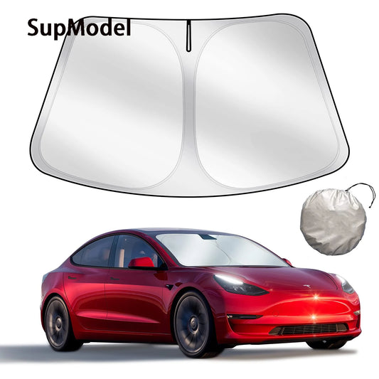 Front Window Sun Shade Cover-For Tesla