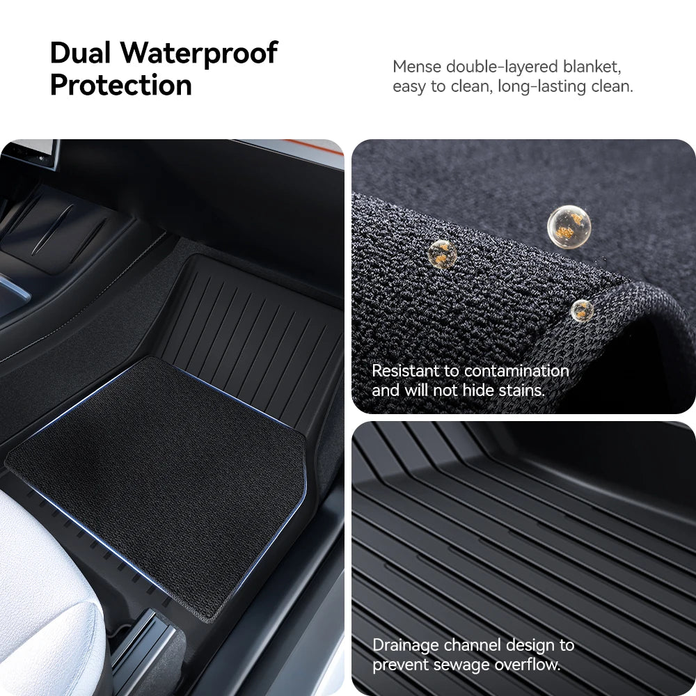 Waterproof Anti-slip Mats for Tesla Model Y