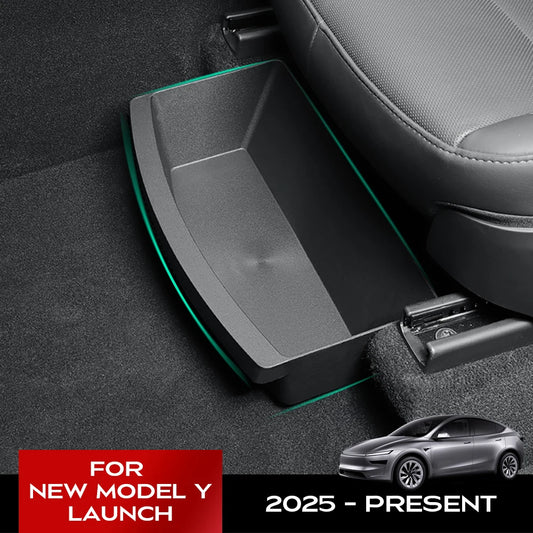 Under Seat drawer TPE Storage Box - For Tesla