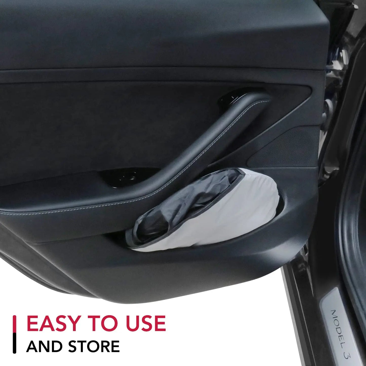 Front Window Sun Shade Cover-For Tesla